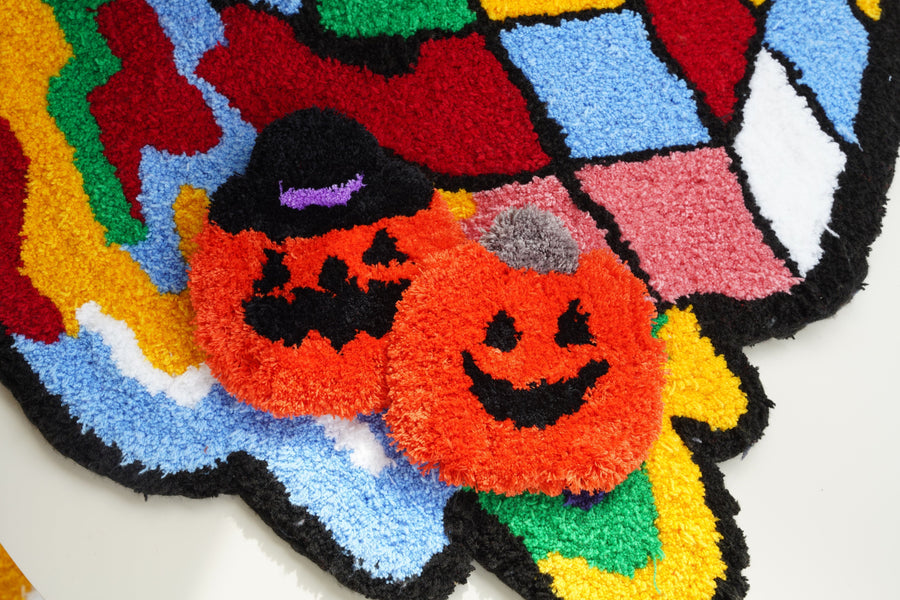 Colorful tufted rugs in various sizes and styles for sale