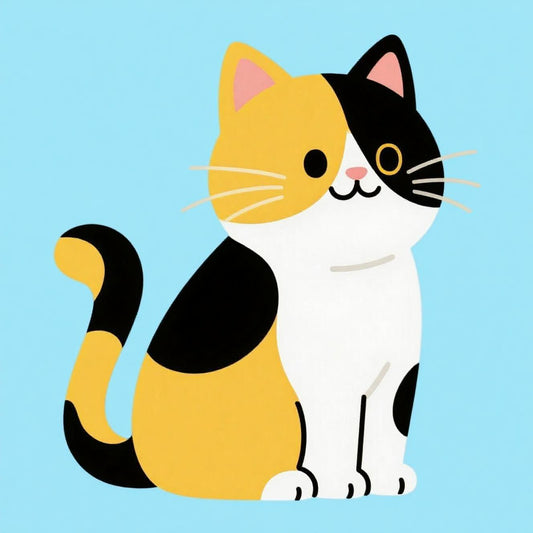 Cute & Creative Cat Pillow Kit – Make Your Own 17.5"x17.5" (45x45 cm) Tufting Cushion – Perfect DIY Craft for Beginners