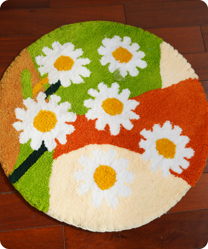 Customer rug made with Craftphilia