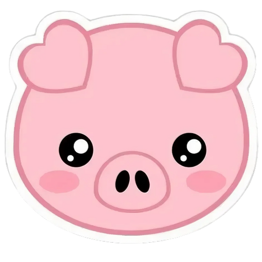 Adorable Pink Pig Tufting Kit (6 Sets)(10*10cm) – Fun DIY Craft for Beginners – Make Your Own Cozy Cup Coasters!