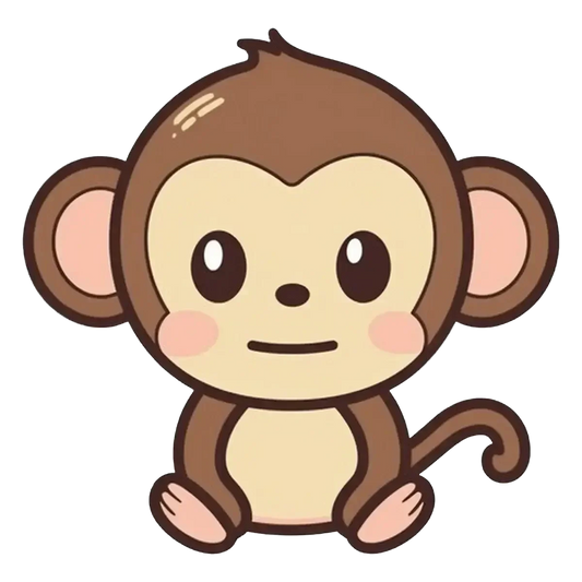 Create Your Jungle Vibes: 6-Pack(10*10cm) Monkey Tufting Kit – Fun, No-Stress DIY Craft for Cozy Homes