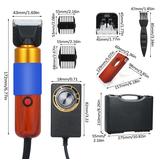 380W Professional Electric Carpet Trimmer with Shearing Guide & Stepless Speed Control – High-Power Rug Tufting Kit for DIY Handmade Rugs, Low Noise Design with Uniform Surface Finishing (110V/220V)