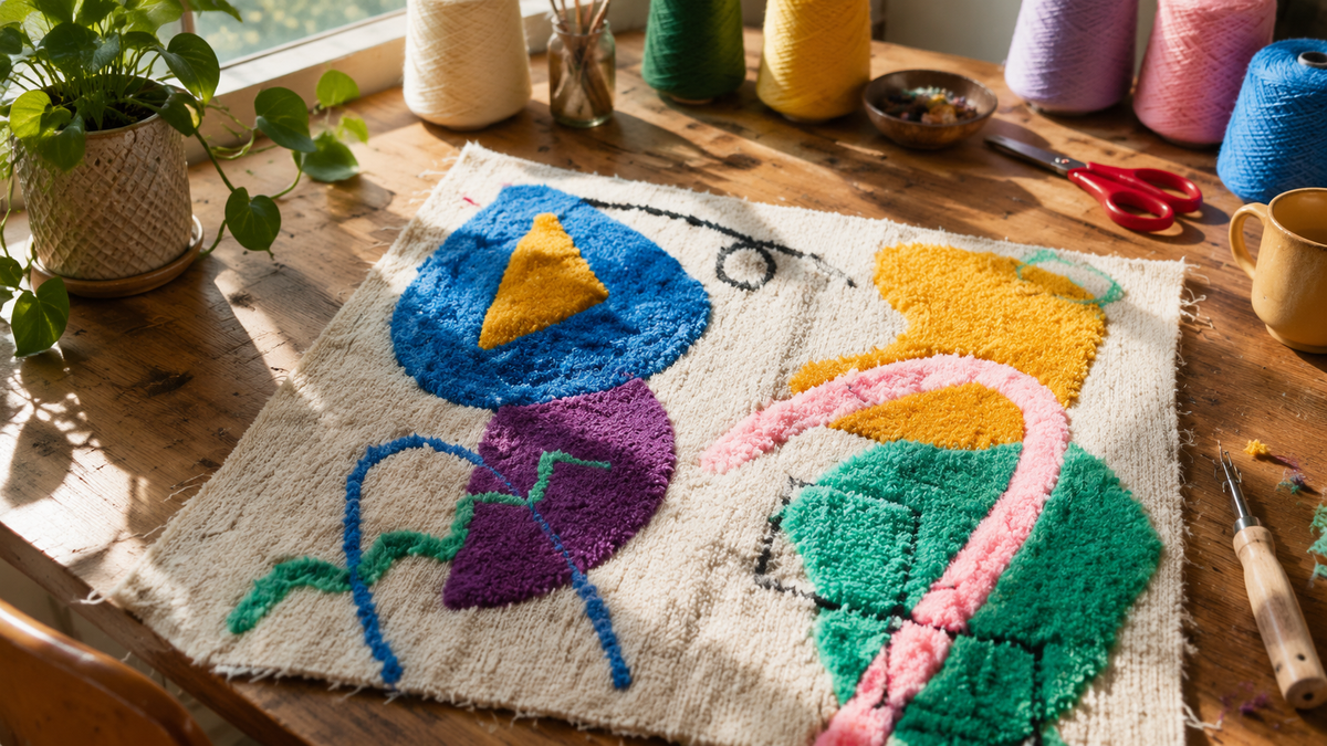 A Short History of Tufting: From Needle to Tufting Machine – Craftphilia