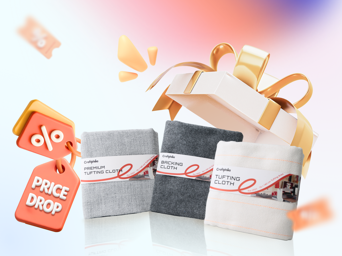 Craftphilia Tufting cloth collection
