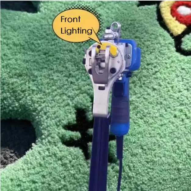 Tufting Gun for Hobbyists, Brushless Motor - Effortless & Powerful, Ultra-Quiet, Real-Time Speed Display, Built-in LED Light for Brighter Tufting Art Creations