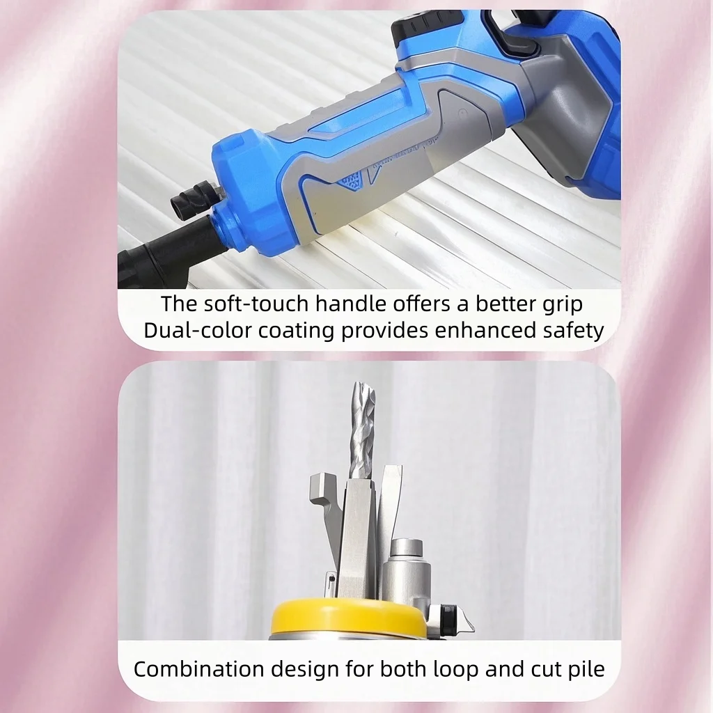 Tufting Gun for Hobbyists, Brushless Motor - Effortless & Powerful, Ultra-Quiet, Real-Time Speed Display, Built-in LED Light for Brighter Tufting Art Creations