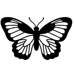 Beginner-Friendly Black & White Butterfly Rug DIY Kit | 29.5*18in (75x45cm) Handmade Weaving Floor Mat | Complete Materials & Step-by-Step Guide Included | All-in-One No-Fuss Craft Set for Unique Artistic Creations